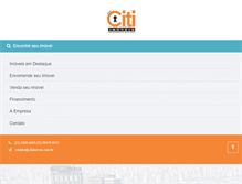 Tablet Screenshot of citiimoveis.com.br